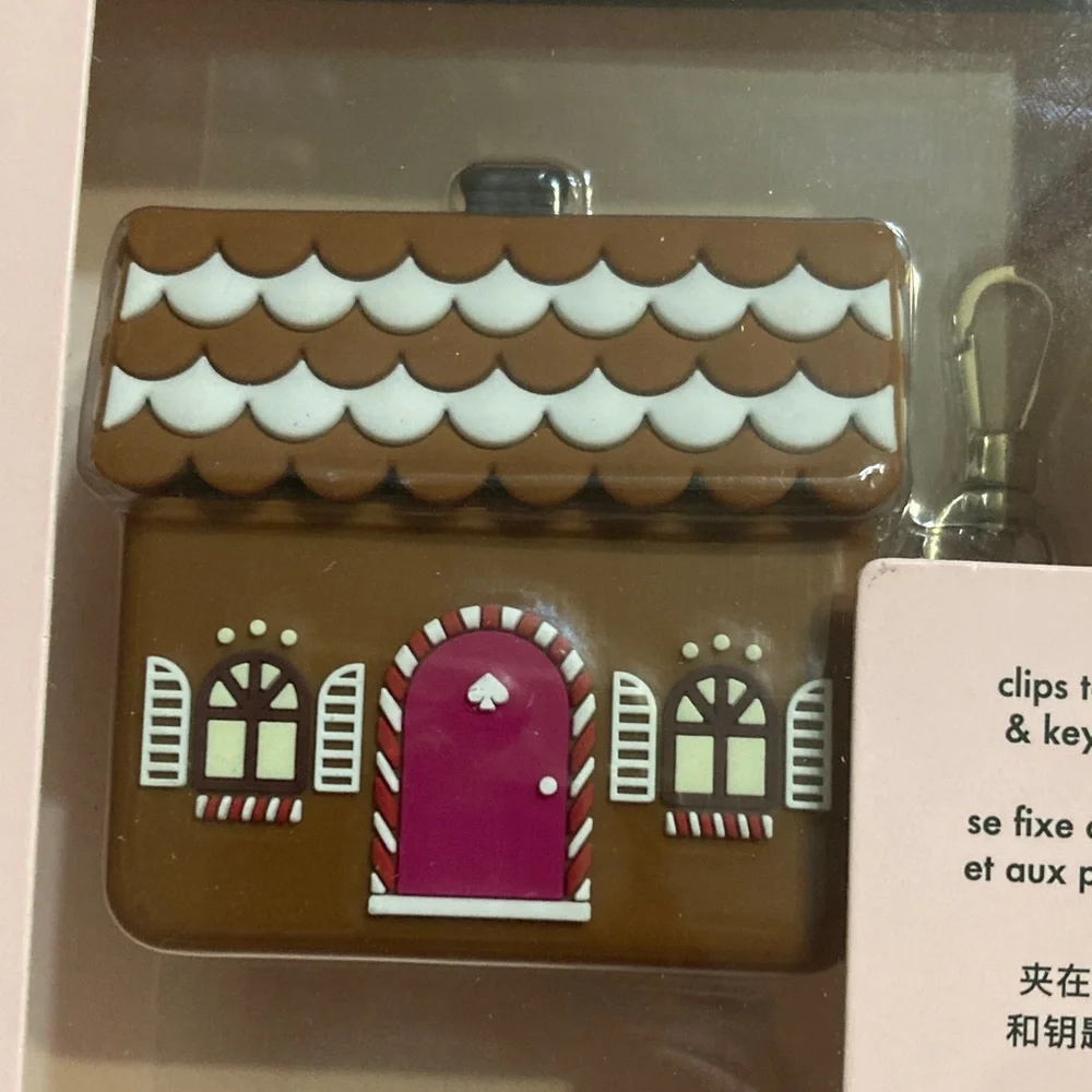 NIB Kate Spade Brown Gingerbread AirPods Case